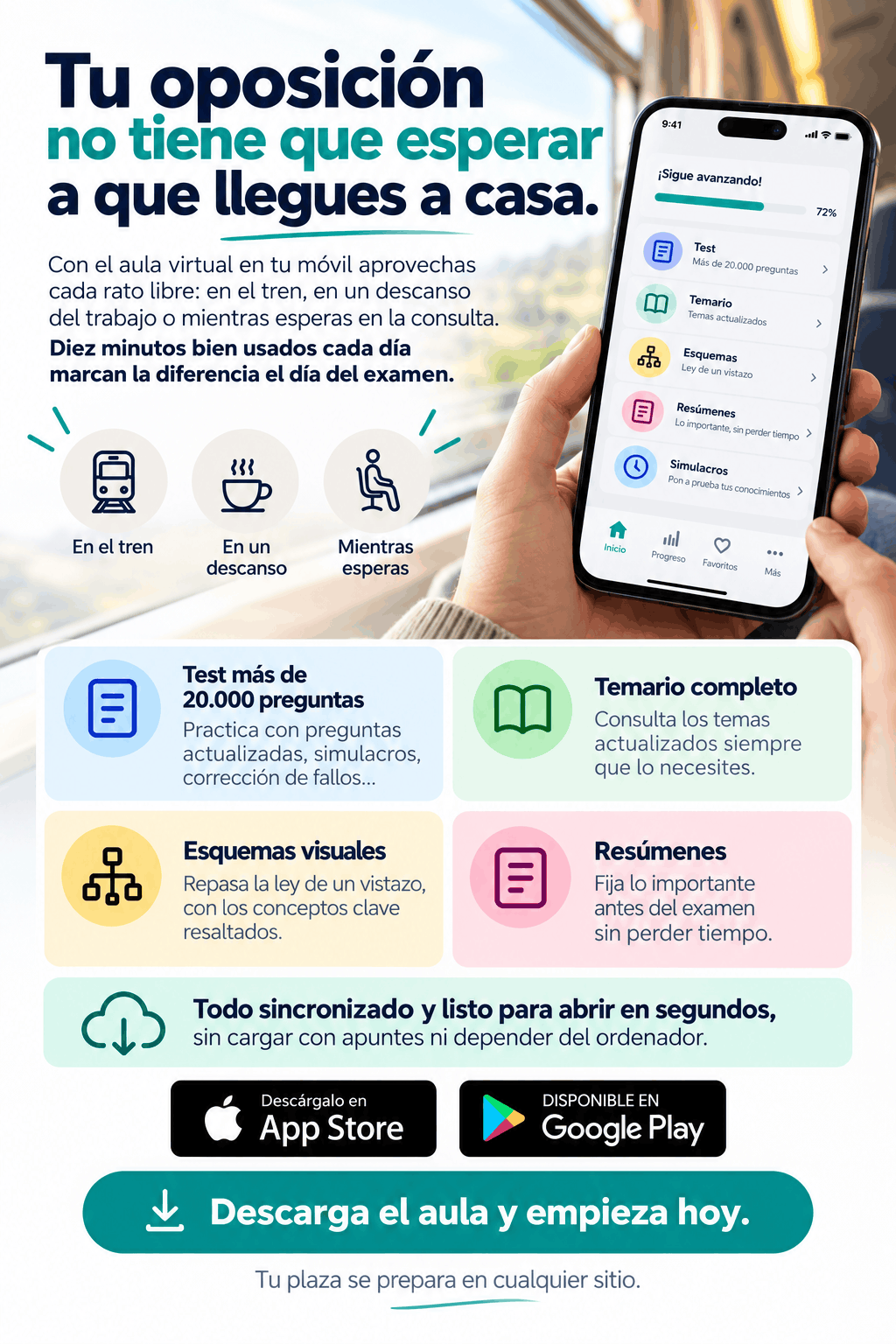Descarga el aula virtual Tráfico Solo Test para iOS y Android